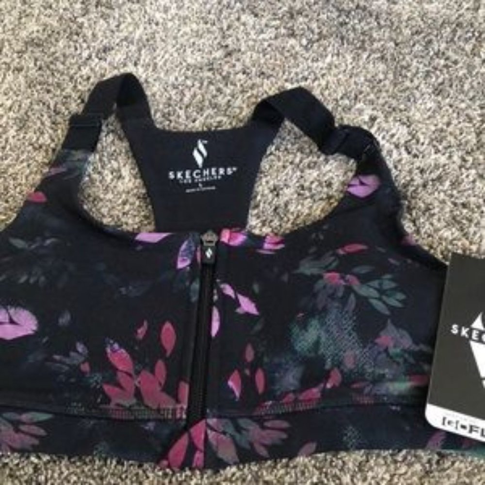 Skechers LA GoFlex sports bra. New with tags. Size large.